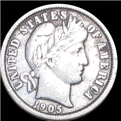 1905-O Barber Silver Dime LIGHTLY CIRCULATED