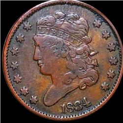 1834 Classic Head Half Cent NICELY CIRCULATED