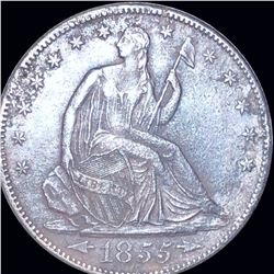 1855-S Seated Half Dollar CLOSELY UNCIRCULATED