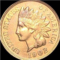 1902 Indian Head Penny CLOSELY UNCIRCULATED