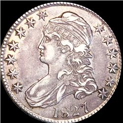 1827 Capped Bust Half Dollar NEARLY UNC