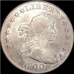 1800 Draped Bust Silver Dollar XF++