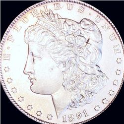 1891-CC Morgan Silver Dollar UNCIRCULATED