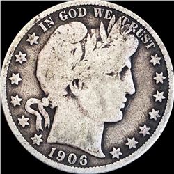1906 Barber Half Dollar NICELY CIRCULATED