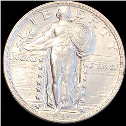 1919 Standing Liberty Quarter FULL HEAD UNC