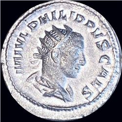 Philip I, 244-249AD Roman Empire Coin ABOUT UNC