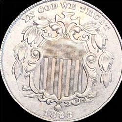 1883 Shield Nickel CLOSELY UNCIRCULATED