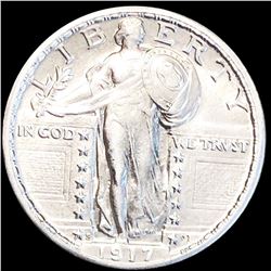 1917-S Standing Liberty Quarter FULL HEAD UNC
