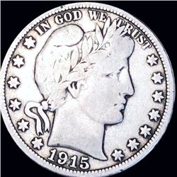 1915-D Barber Half Dollar NICELY CIRCULATED