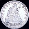 Image 1 : 1854 Seated Liberty Quarter LIGHTLY CIRCULATED
