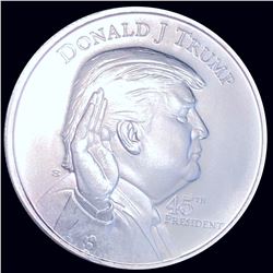 Donald Trump 45th President .999 Silver Oz Round