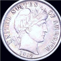 1912-D Barber Dime CLOSELY UNCIRCULATED
