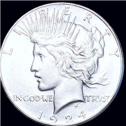 1924-S Silver Peace Dollar UNCIRCULATED