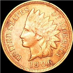 1906 Indian Head Penny CLOSELY UNCIRCULATED