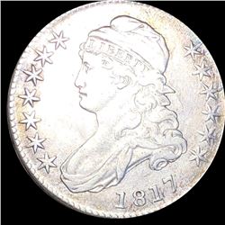 1817 Capped Bust Half Dollar NEARLY UNCIRCULATED