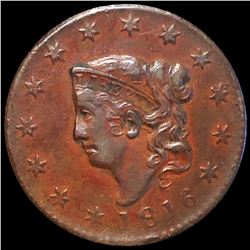 1816 Coronet Head Large Cent XF