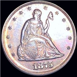 1875 Seated Liberty Twenty Cent Piece CHOICE PROOF