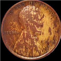 1909-S V.D.B. Lincoln Wheat Penny LIGHT CIRCULATED