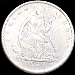 1858-O Seated Half Dollar CLOSELY UNCIRCULATED
