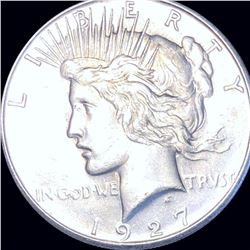 1927-S Silver Peace Dollar CLOSELY UNCIRCULATED