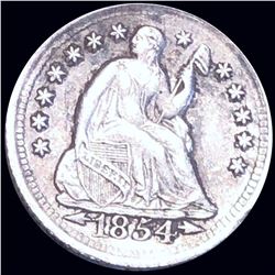 1854-O Seated Half Dime CLOSELY UNCIRCULATED