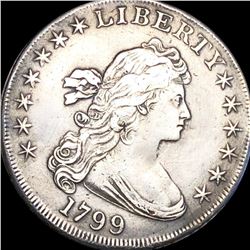 1799 Draped Bust Silver Dollar NEARLY UNCIRCULATED