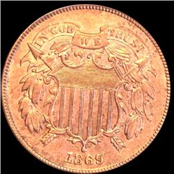 1869 Two Cent Piece UNCIRCULATED