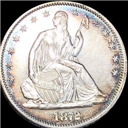 1872 Seated Half Dollar CHOICE PROOF