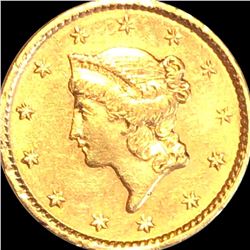 1851 Rare Gold Dollar CLOSELY UNCIRCULATED