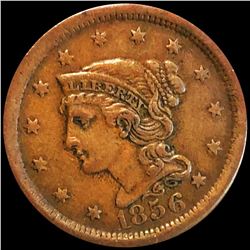 1856 Braided Hair Large Cent XF