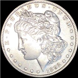 1892-O Morgan Silver Dollar NEARLY UNCIRCULATED