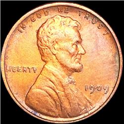 1909 Lincoln Wheat Penny CLOSELY UNCIRCULATED