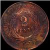 Image 2 : 1864 Two Cent Piece ABOUT UNCIRCULATED