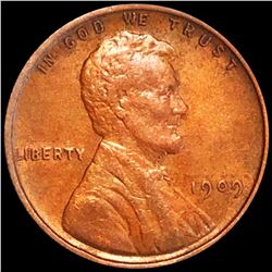1909 V.D.B. Lincoln Wheat Penny NEARLY UNC