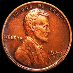1929-D Lincoln Wheat Penny CLOSELY UNCIRCULATED