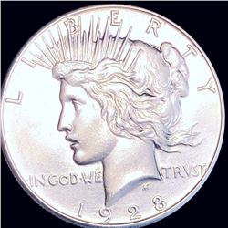 1928 Silver Peace Dollar UNCIRCULATED
