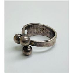 Vintage Anna Greta Eker Norway Marked Sterling Silver Ring