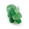 Image 3 : Asian Hand Carved Green Jade Elephant Figure