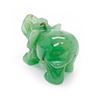 Image 4 : Asian Hand Carved Green Jade Elephant Figure