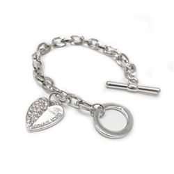 New Elegant Ladies Silver Tone Rhinestone Michael Kors Bracelet