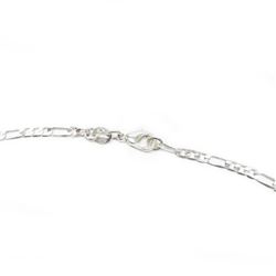 Sterling Silver 925 Figaro Link Necklace