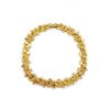 Image 3 : Heart Leaf Link Chain Bracelet Solid 14K Gold Plated
