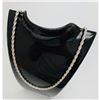 Image 1 : 20" 925 Silver Rope Braid Link Necklace