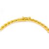 Image 3 : Ladies 10k Yellow Gold Plated Rope Braid Bracelet