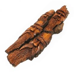 Incredible Hand Crafted 4-Brothers Wood Art Work