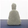Image 6 : Asian Hand Carved White Jade Resting Buddha Figure