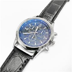 Silver Tone FHD Men's Wrist Watch