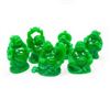 Image 3 : Set of 6 Green Resting Buddha Figures