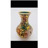 Image 1 : Asian Cloisonne & Enameled Floral Decorated Vase