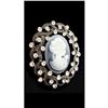 Image 1 : Vintage Style Cameo Brooch Featuring A Beautiful Face